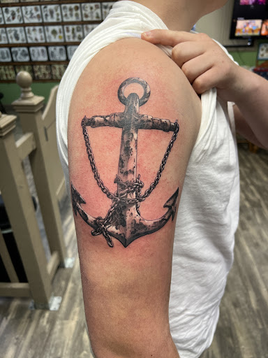 Explore templar knight tattoo ideas, creative tattoo ideas in Campbellsville, available at Green River Tattoo Company