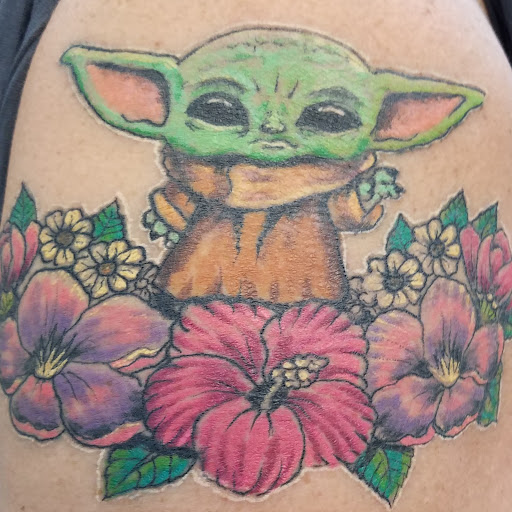 Explore halloweentown tattoo ideas, creative tattoo ideas in Fort Mohave, available at RedRum Tattoo & Body Piercing Co.
