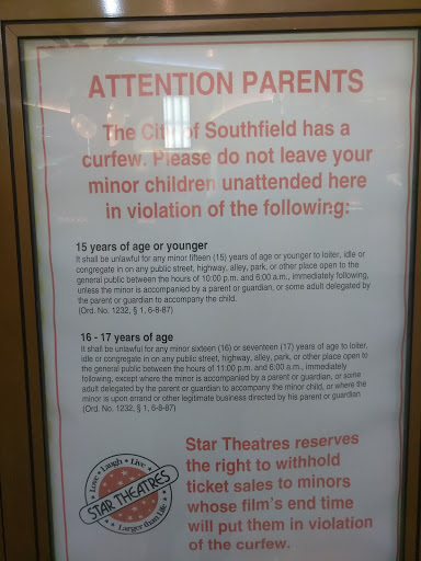 Movie Theater «AMC Star Southfield 20», reviews and photos, 25333 Twelve Mile Rd, Southfield, MI 48034, USA