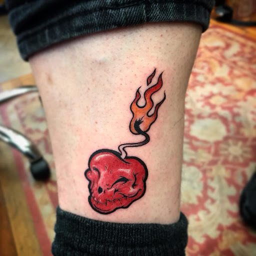 Explore palestinian tattoo ideas, creative tattoo ideas in Frederick, available at Time Bomb Tattoos & Curiosities