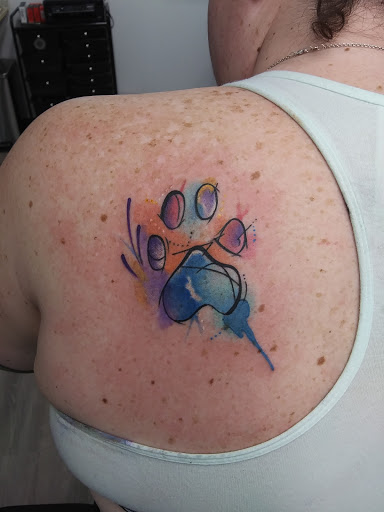 Explore pectoral tattoo ideas, creative tattoo ideas in Lufkin, available at Blue Lotus Tattoo & Piercing