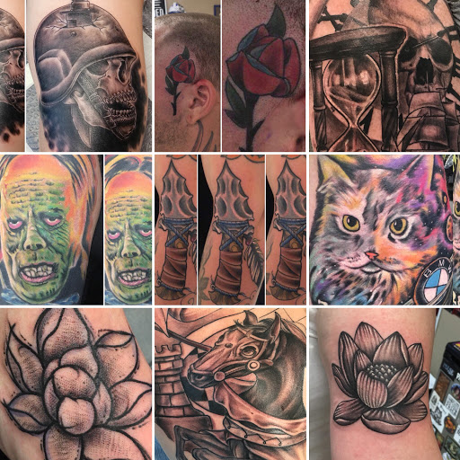 Explore female tattoo sleeve ideas, creative tattoo ideas in Augusta, available at Mr. Tattoo