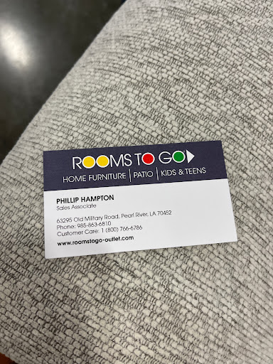 Outlet Store «Rooms To Go Outlet Furniture Store - Pearl River», reviews and photos, 63295 Old Military Rd, Pearl River, LA 70452, USA