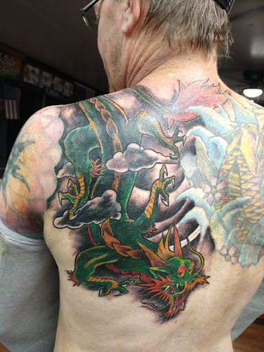 Explore anime tattoo sleeve ideas, creative tattoo ideas in Amarillo, available at Amarillo Body Art Co