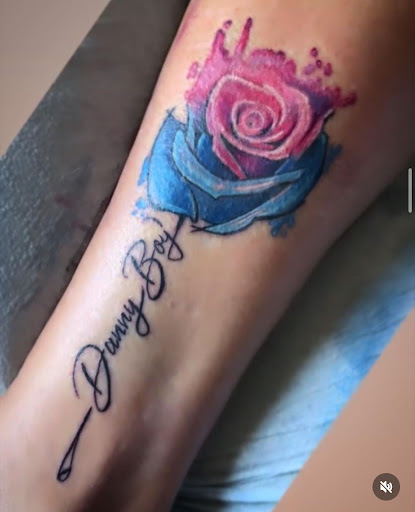 Explore line tattoo ideas for guys, creative tattoo ideas in Santa Cruz, available at Black Pearl Tattoo Santa Cruz