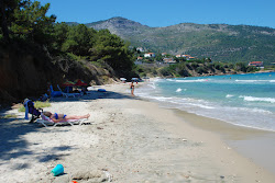 Foto van Dolphins beach met recht en lang
