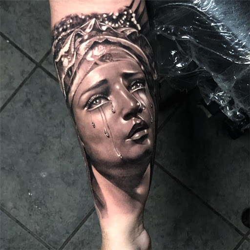 Explore leo horoscope tattoo ideas, creative tattoo ideas in Fort Wayne, available at Grade A Tattoos and Body Piercing
