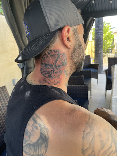 Explore half leg sleeve tattoo ideas for men, creative tattoo ideas in Chatsworth, available at Old English Tattoo Studio