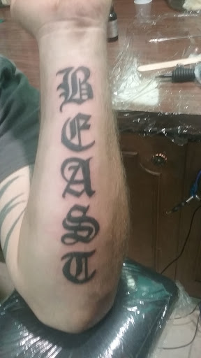 Explore birth and death date tattoo ideas, creative tattoo ideas in Paris, available at Madhouse tattoo