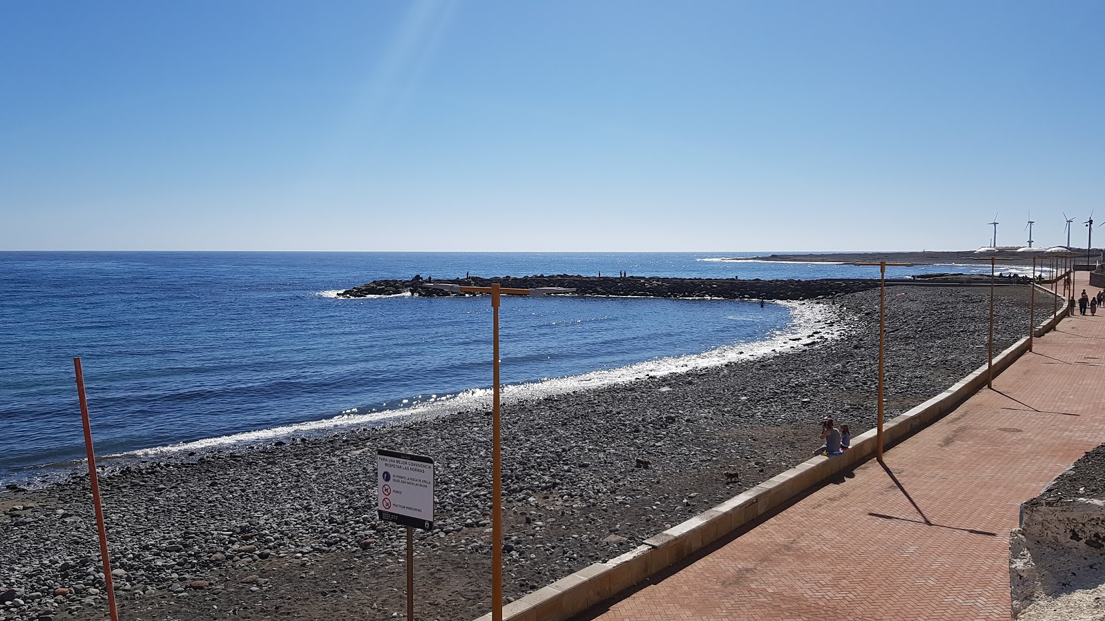 Fotografija Playa de Pozo Izquierdo z modra čista voda površino