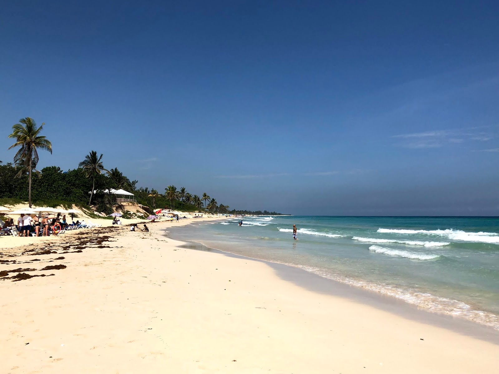 Zdjęcie Playa St.Maria del Mar z powierzchnią jasny, drobny piasek