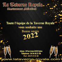 La Taverne Royale à Hyères menu