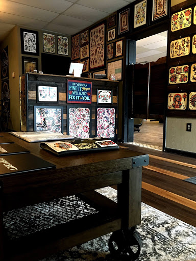 Explore tech tattoo ideas, creative tattoo ideas in Lakeland, available at Black Swan Tattoo