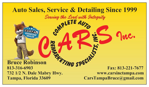 Auto Broker «C.A.R.S. Inc - Complete Auto Remarketing Specialists Inc.», reviews and photos, 732 1/2 N Dale Mabry Hwy, Tampa, FL 33609, USA