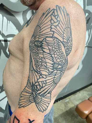 Explore c.r.p.s tattoo ideas for a daughter to honor her father, creative tattoo ideas in Zumbrota, available at Art by Sinclair Tattoo Artist At Dry Bones Ink