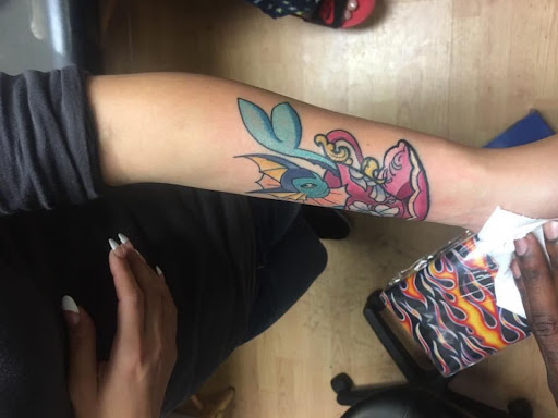 Explore lip tattoo ideas for guys, creative tattoo ideas in Goose Creek, available at Red Kirin Tattoo