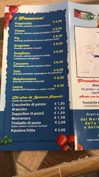 Pizzeria Ristorante Spaccanapoli 187 Granato Carmine à Colnago carte