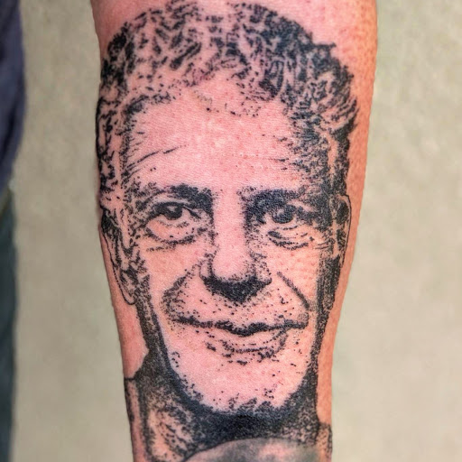 Explore dog lover tattoo ideas, creative tattoo ideas in Albuquerque, available at True Grit Tattoo