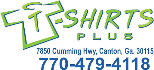 Custom T-shirt Store «T-Shirts Plus», reviews and photos, 7850 Cumming Hwy, Canton, GA 30115, USA