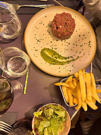 Steak tartare du Restaurant Le Ballon Voyageur à Maisons-Laffitte - n°1