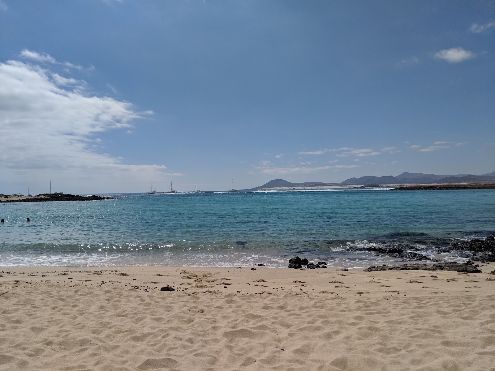 Photo de Playa De La Concha De Lobos situé dans une zone naturelle