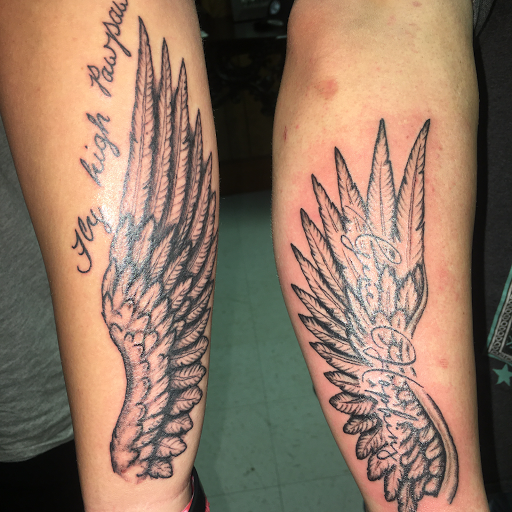 Explore tattoo ideas for men family, creative tattoo ideas in Centre, available at Leftys