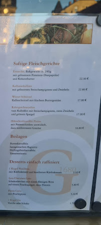 Gambrinus à Bad Schandau menu