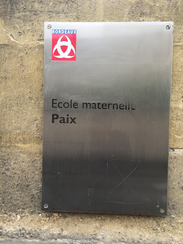 Écoles Maternelles Paix à Bordeaux