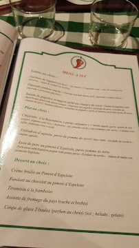 Restaurant Piment Rouge à Lourdes (le menu)