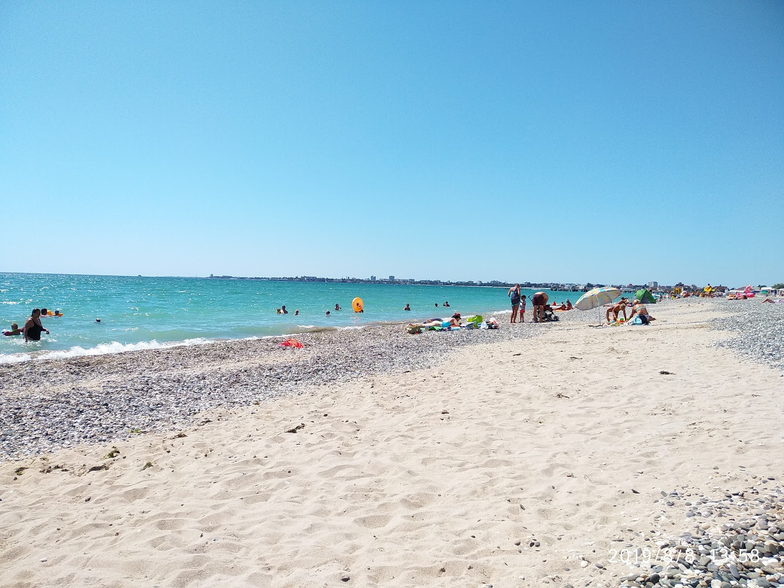 Foto von Evpatoria beach mit langer gerader strand