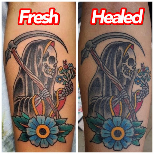 Explore achilles tattoo ideas, creative tattoo ideas in Libertyville, available at Lucky Seven Tattoo