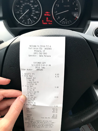 Fast Food Restaurant «Chick-fil-A», reviews and photos, 1088 Fort Union Blvd, Midvale, UT 84047, USA