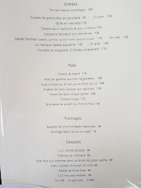 Restaurant l échappée belle à Fontaine-lès-Dijon - menu / carte