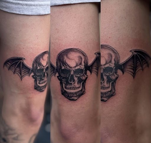 Explore coffin tattoo ideas, creative tattoo ideas in Peoria, available at Modern Ink Tattoo