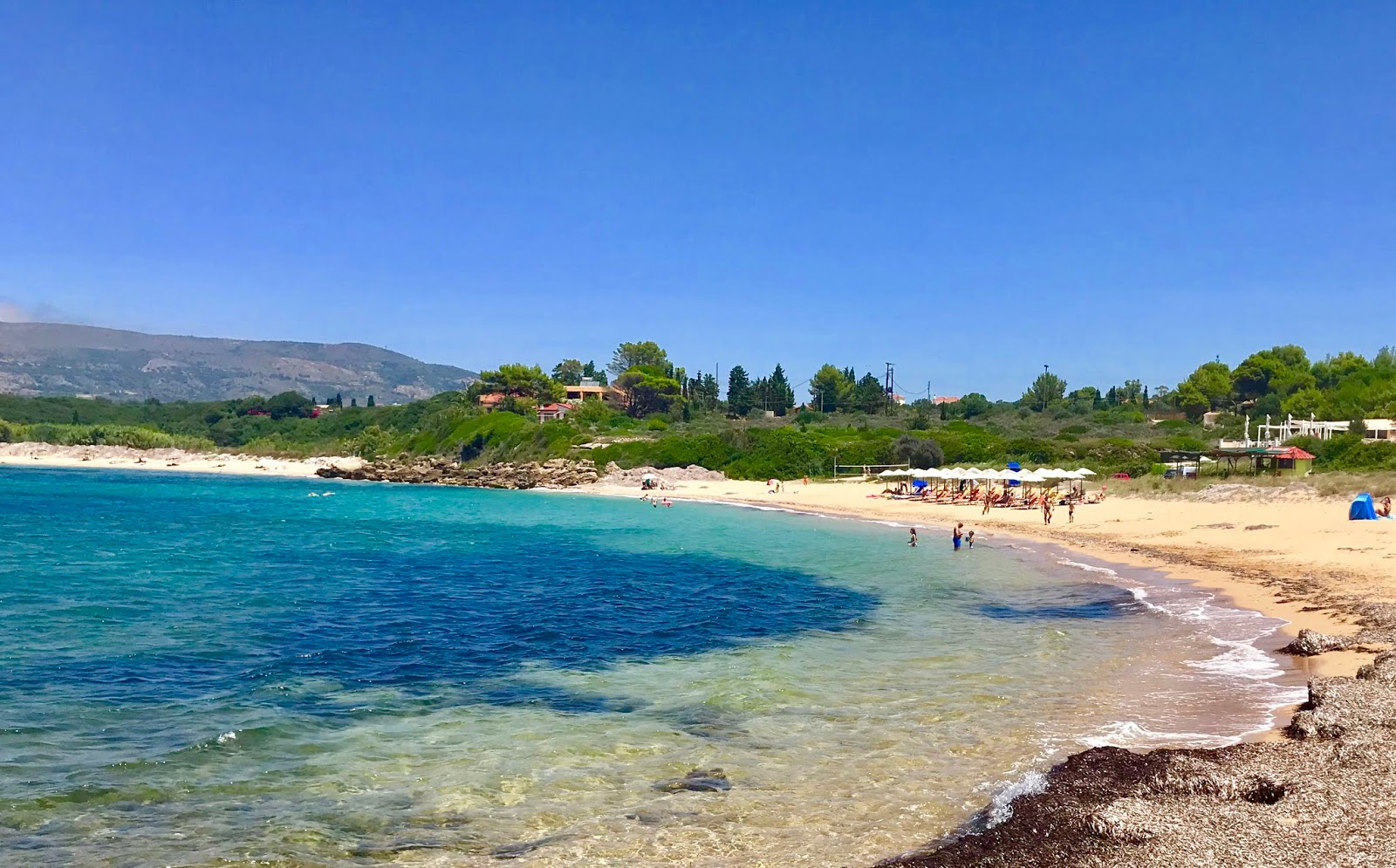 Photo of Vrachinari beach amenities area