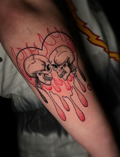 Explore meditation tattoo ideas, creative tattoo ideas in Corona, available at Crop Circles Tattoo Studio