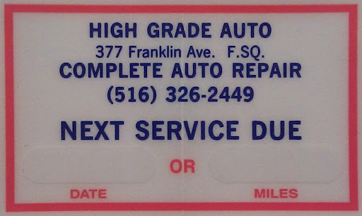 Auto Repair Shop «High Grade Auto Repair», reviews and photos, 377 Franklin Ave, Franklin Square, NY 11010, USA