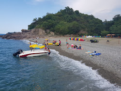Foto van Yilgin Beach met hoog niveau van netheid