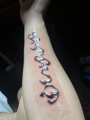 Explore semicolon tattoo ideas, creative tattoo ideas in Las Vegas, available at 70Duece Tattoos