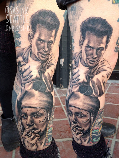 Explore hunting fishing tattoo ideas, creative tattoo ideas in Seattle, available at West Seattle Tattoo