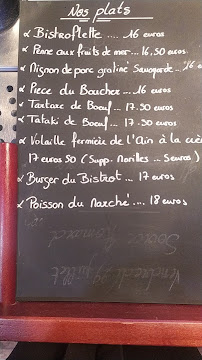 Menu / carte de RESTAURANT LE Bistrot à Bourg-en-Bresse