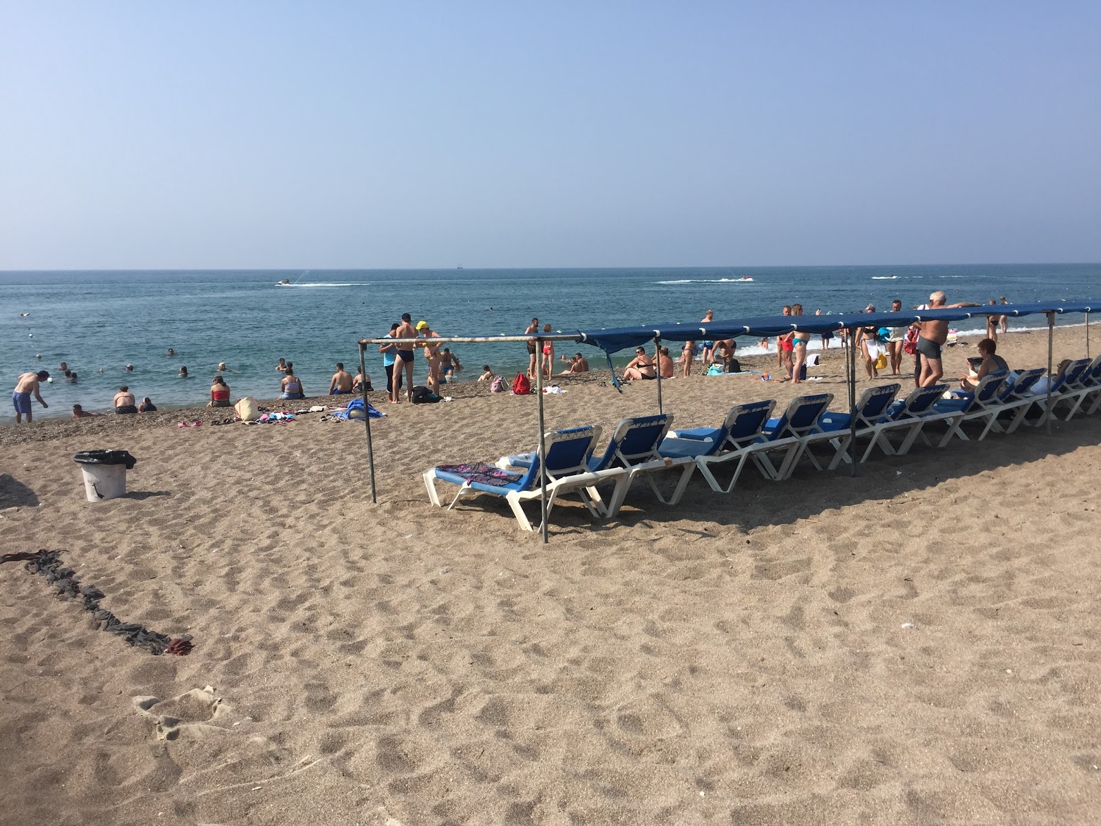 Foto de Kleopatra beach com linha costeira longa e reta