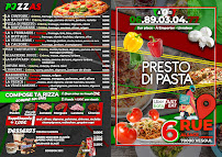 Carte du Presto Di Pasta&Pizza à Vesoul