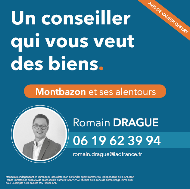 Romain Drague - Conseiller immobilier iad Montbazon Montbazon