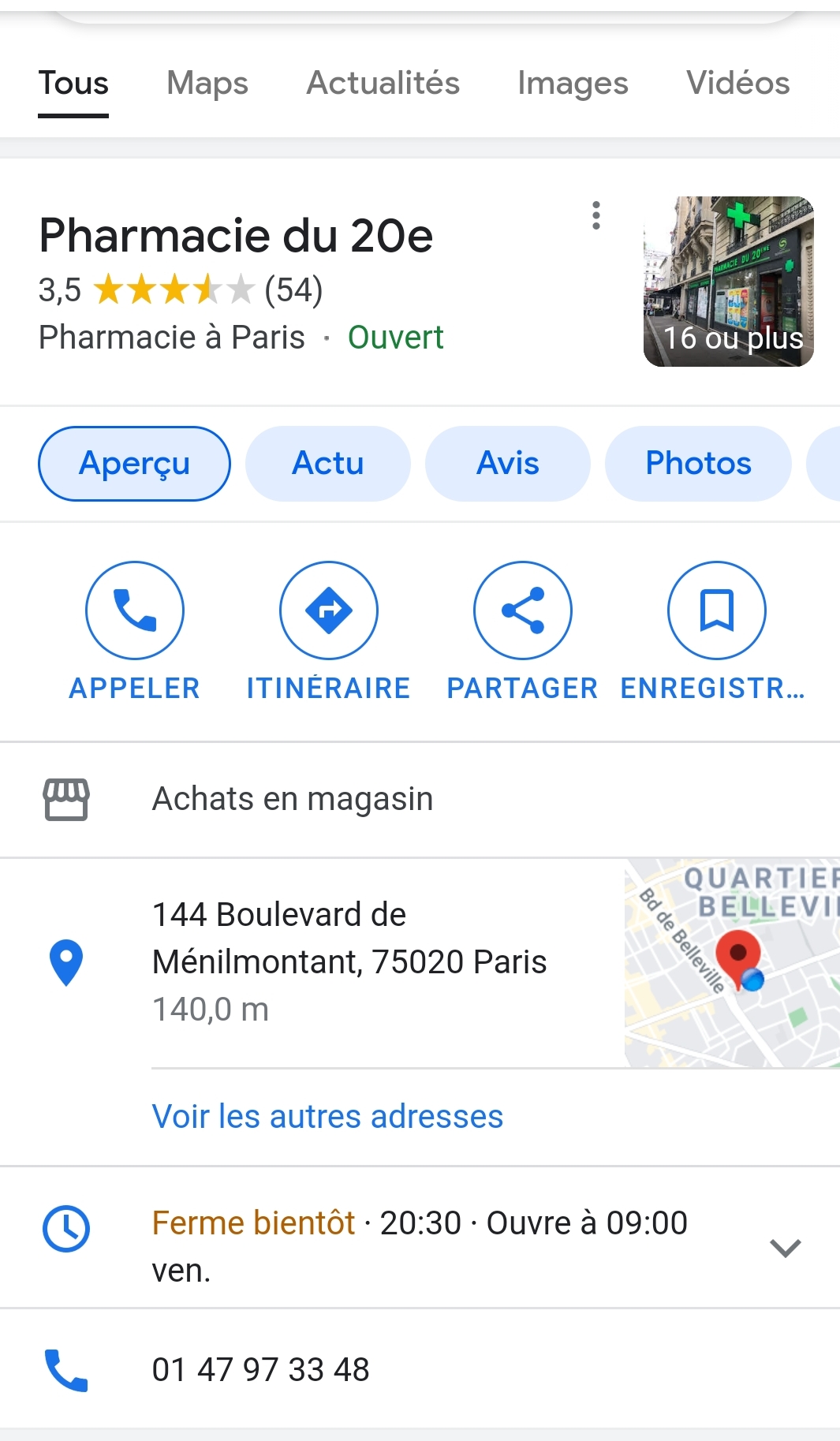 Photo n° 1 de l'avis de Aziliz.o fait le 22/07/2021 à 17:49