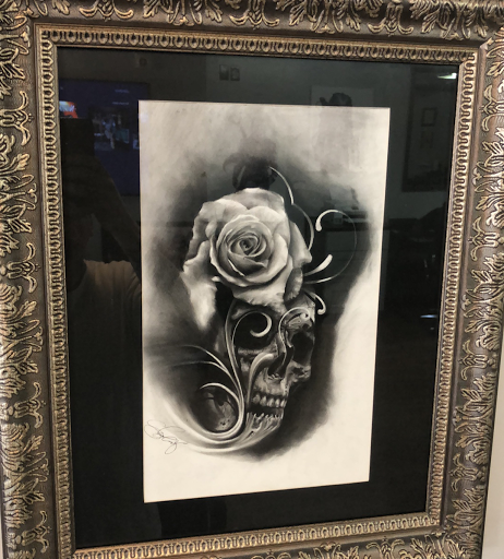 Explore lion chest tattoo ideas, creative tattoo ideas in Beaumont, available at Roots Tattoo Studio