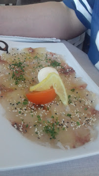 Carpaccio du Restaurant de poisson Les Cygnes - Chez Jules à Margencel - n°2