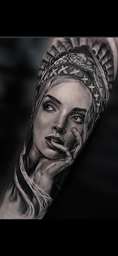 Find necklace tattoo ideas for your next unique tattoo in Maspeth at All-Arte Studio