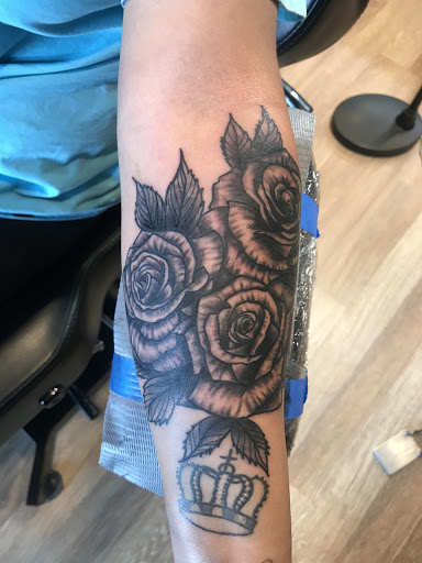 Explore be still and know tattoo ideas, creative tattoo ideas in Winter Park, available at Black Pine Tattoo