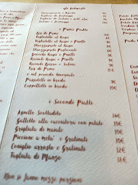 Restaurant italien Delinda à Rimini (le menu)